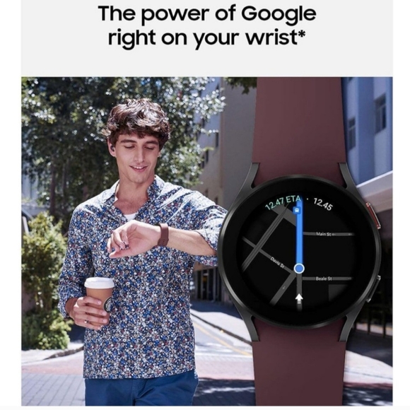 Samsung Galaxy Watch4 Aluminum Smartwatch 40mm LTE Gold - Picture 7 of 12